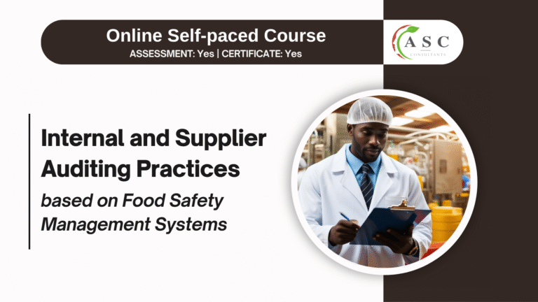 Internal and Supplier Auditing Practices course cover