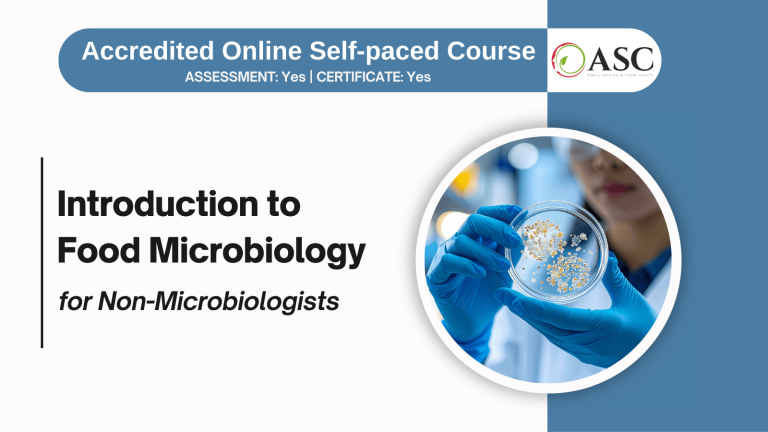 Introduction to Food Microbiology course cover