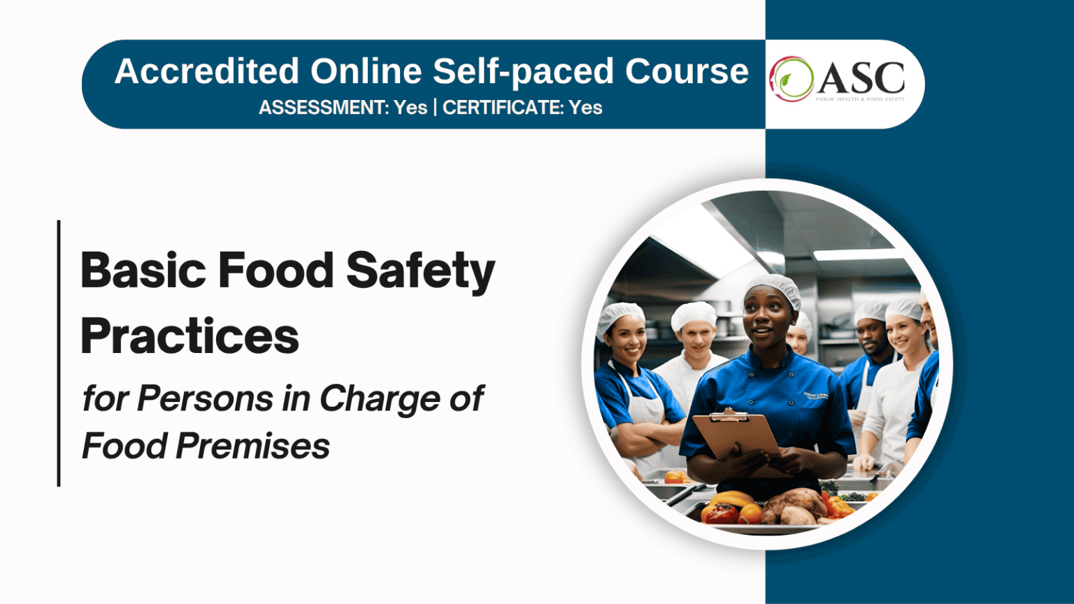 Accredited R638 Food Safety Practices Training for Persons in Charge ...
