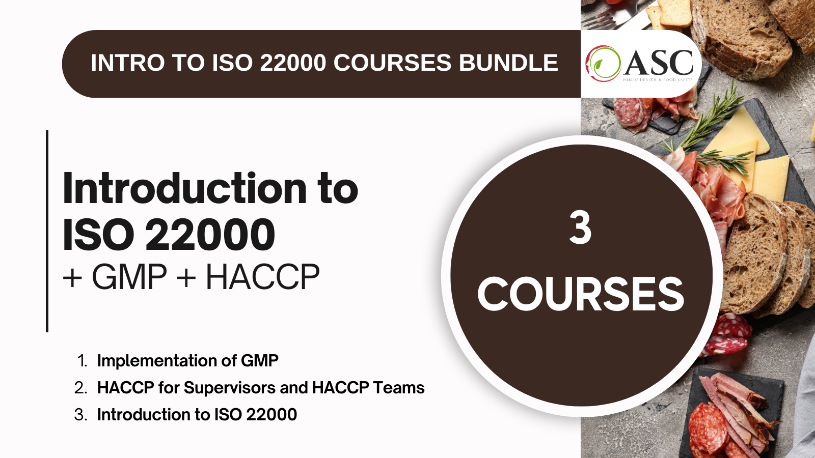 Introduction to ISO 22000 Courses Bundle: GMP, HACCP and Intro to ISO 22000