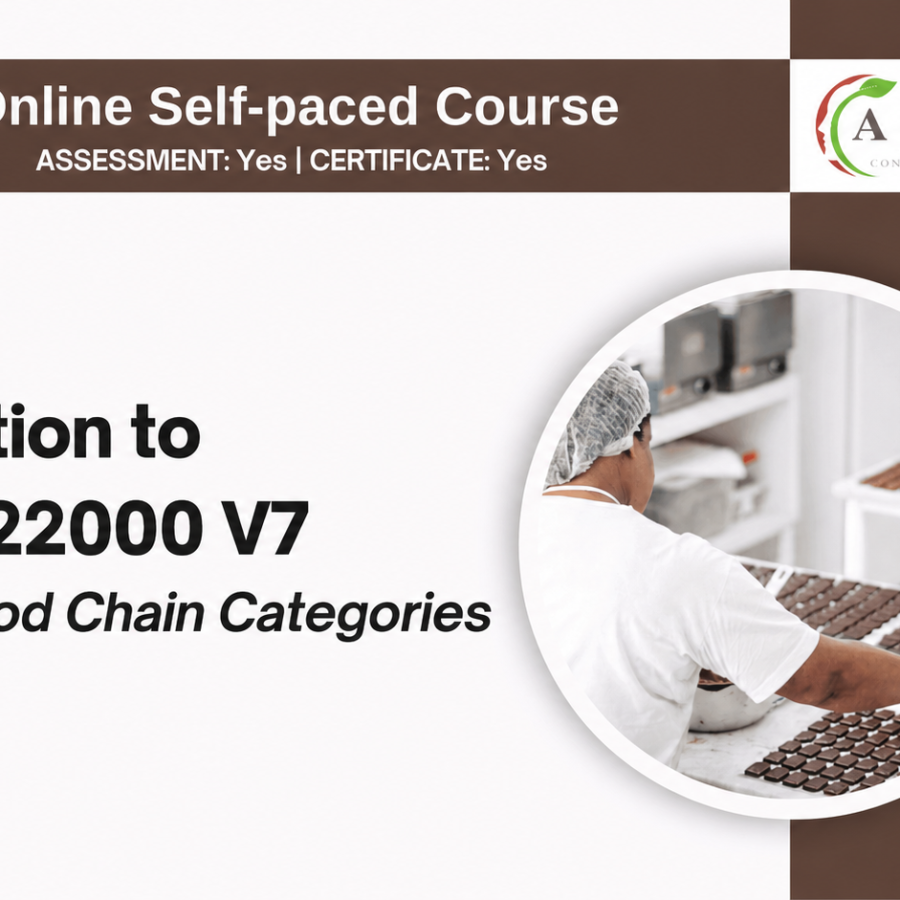 Transition to FSSC 22000 Version 7 Course (All Food Chain Categories)
