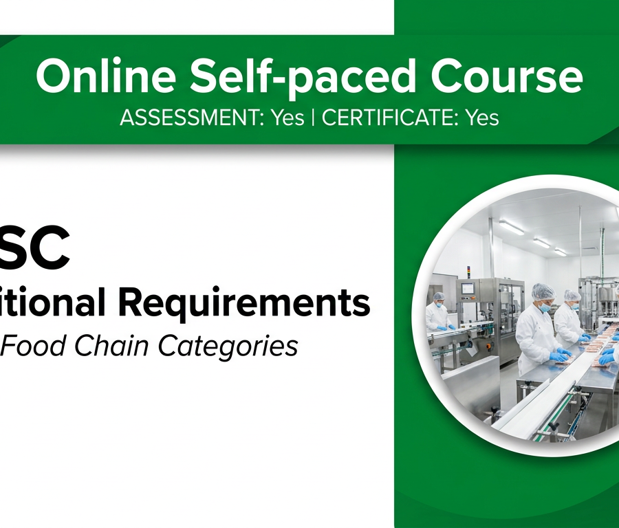 FSSC 22000 V7 Additional Requirements for Food Manufacturing FSSC 22000 V7 Additional Requirements for Food Manufacturing