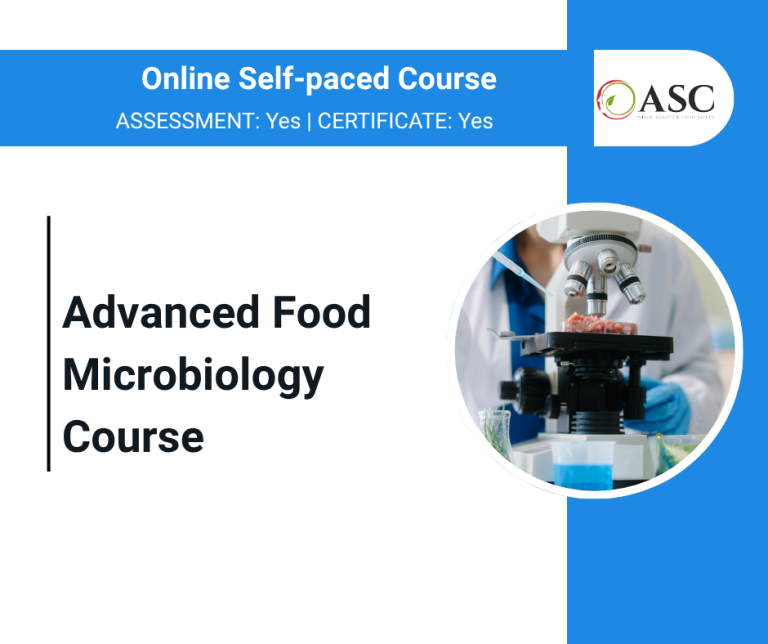 Advanced Food Microbiology course cover