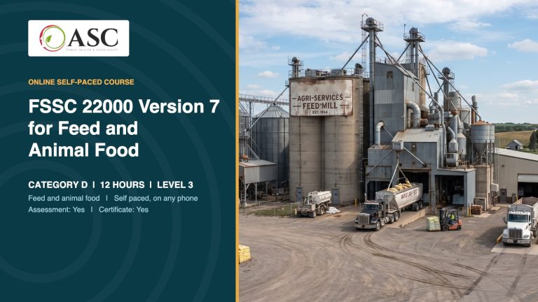 FSSC 22000 Version 7 for Feed and Animal Food Production course cover