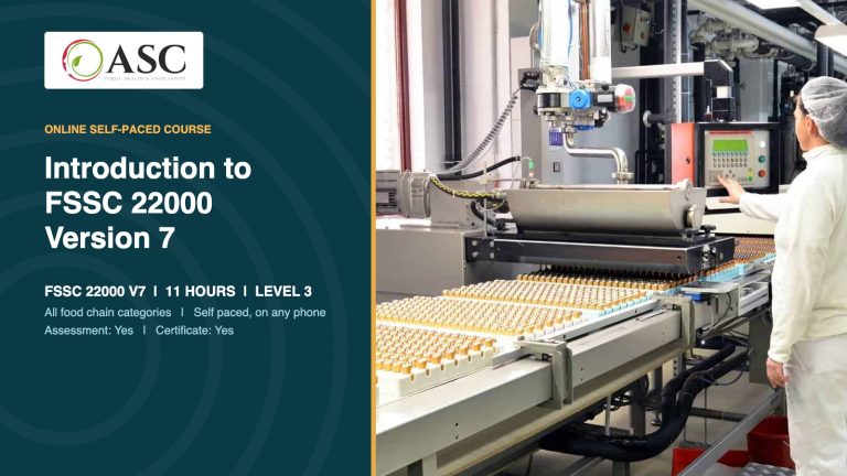 Introduction to FSSC 22000 V7 course cover
