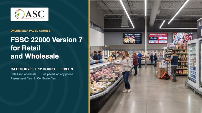 FSSC 22000 Version 7 for Retail and Wholesale course cover