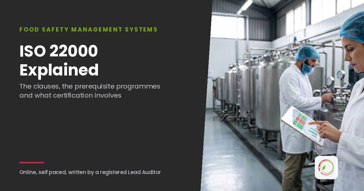 ISO 22000 Explained: Clauses, PRPs and Certification. ASC Food Safety Training, South Africa.