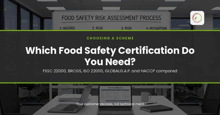 Which food safety certification does your business need