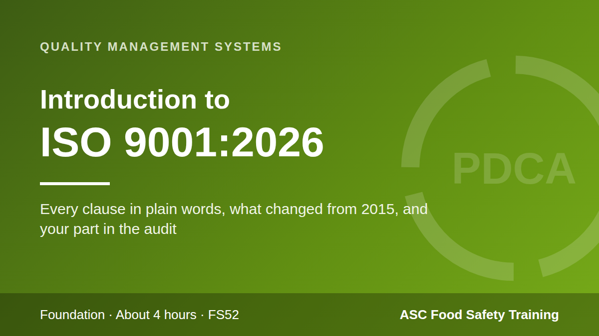 Introduction to ISO 9001:2026