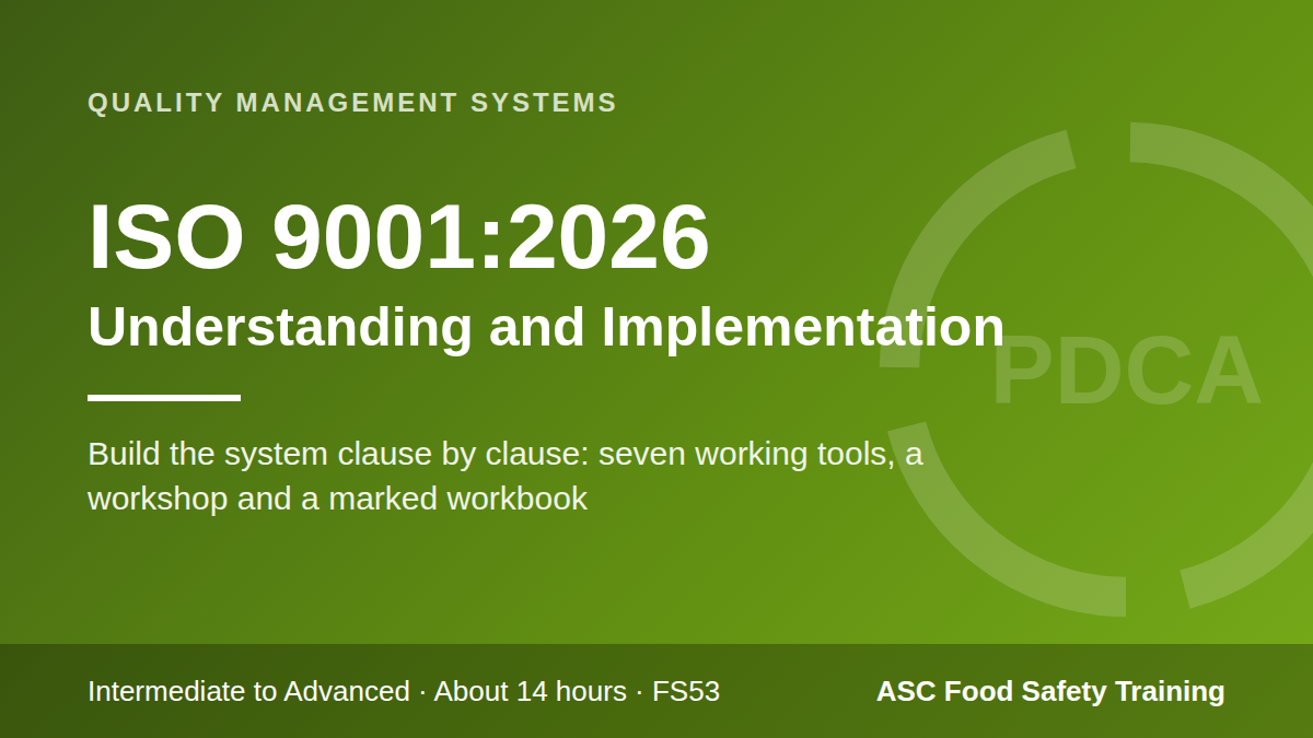 ISO 9001:2026 Understanding and Implementation