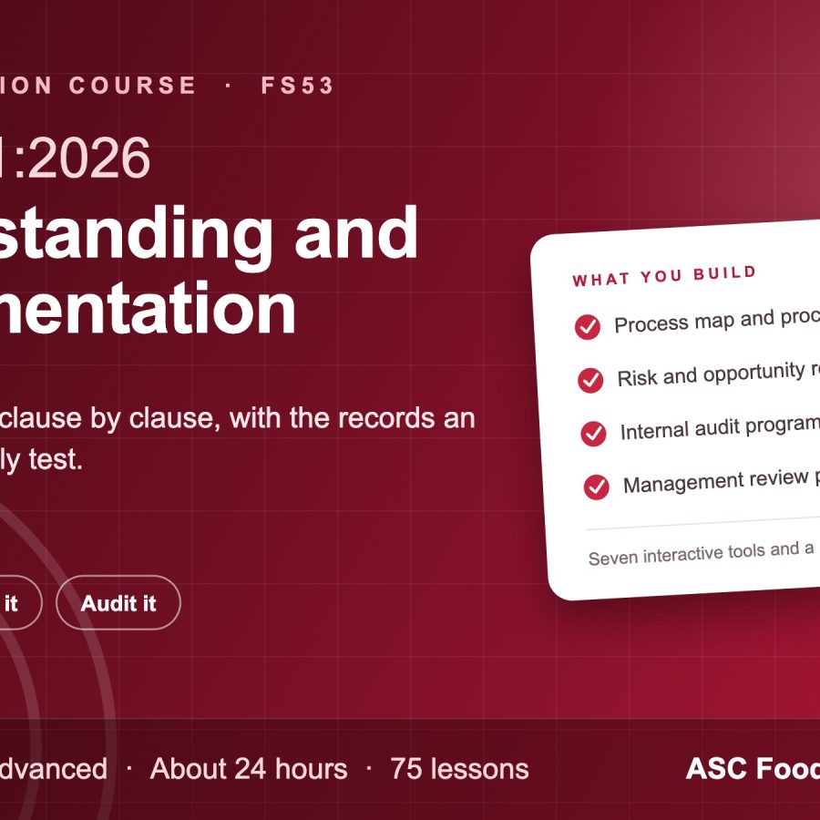 ISO 9001:2026 Understanding and Implementation course cover showing the records you build ISO 9001:2026 Understanding and Implementation course cover showing the records you build