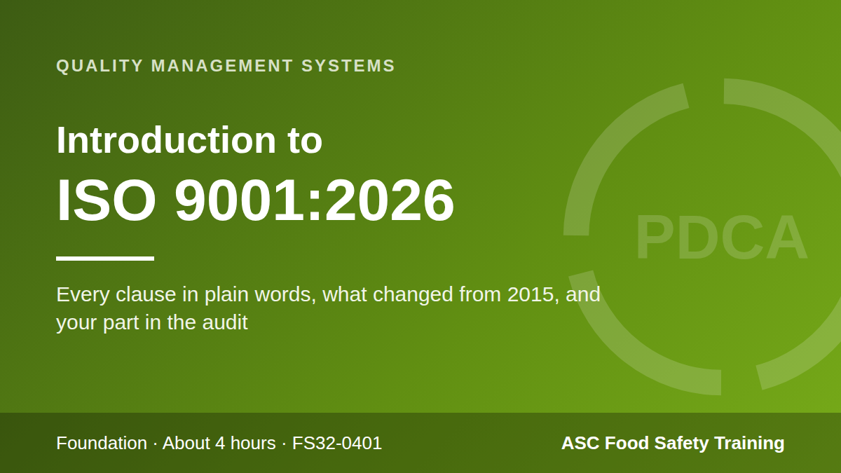 Introduction to ISO 9001:2026
