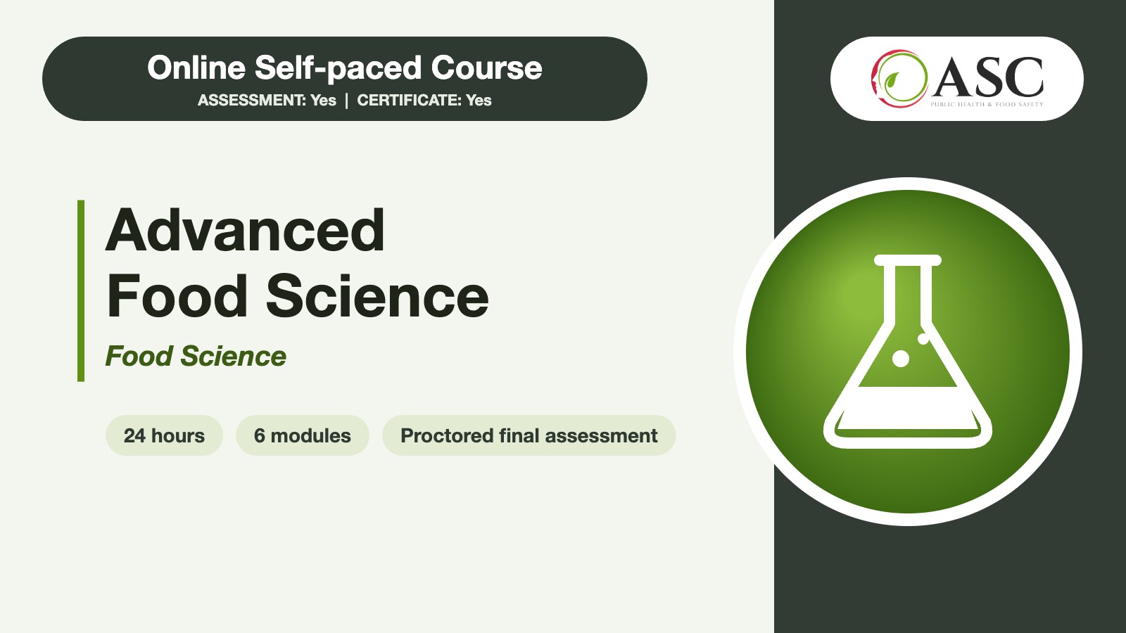 Advanced Food Science