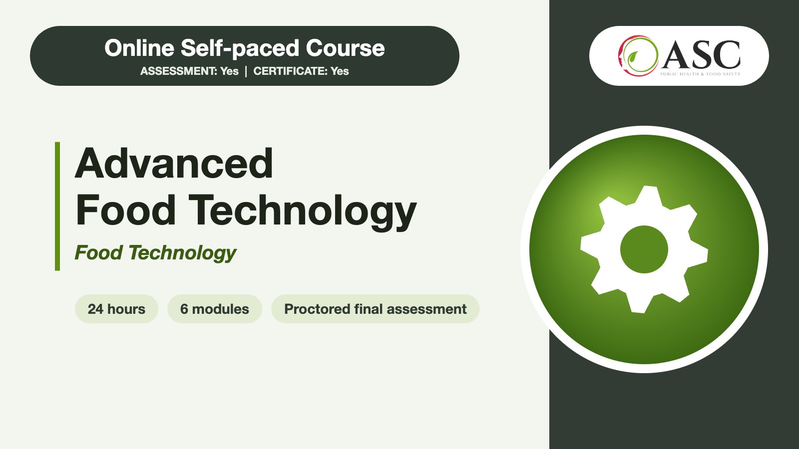 Advanced Food Technology
