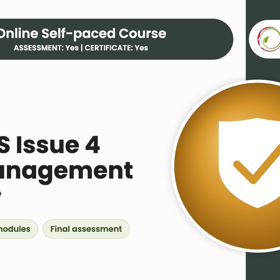 BRCGS Gluten-Free Issue 4 for Management online course cover from ASC Food Safety Training BRCGS Gluten-Free Issue 4 for Management online course cover from ASC Food Safety Training