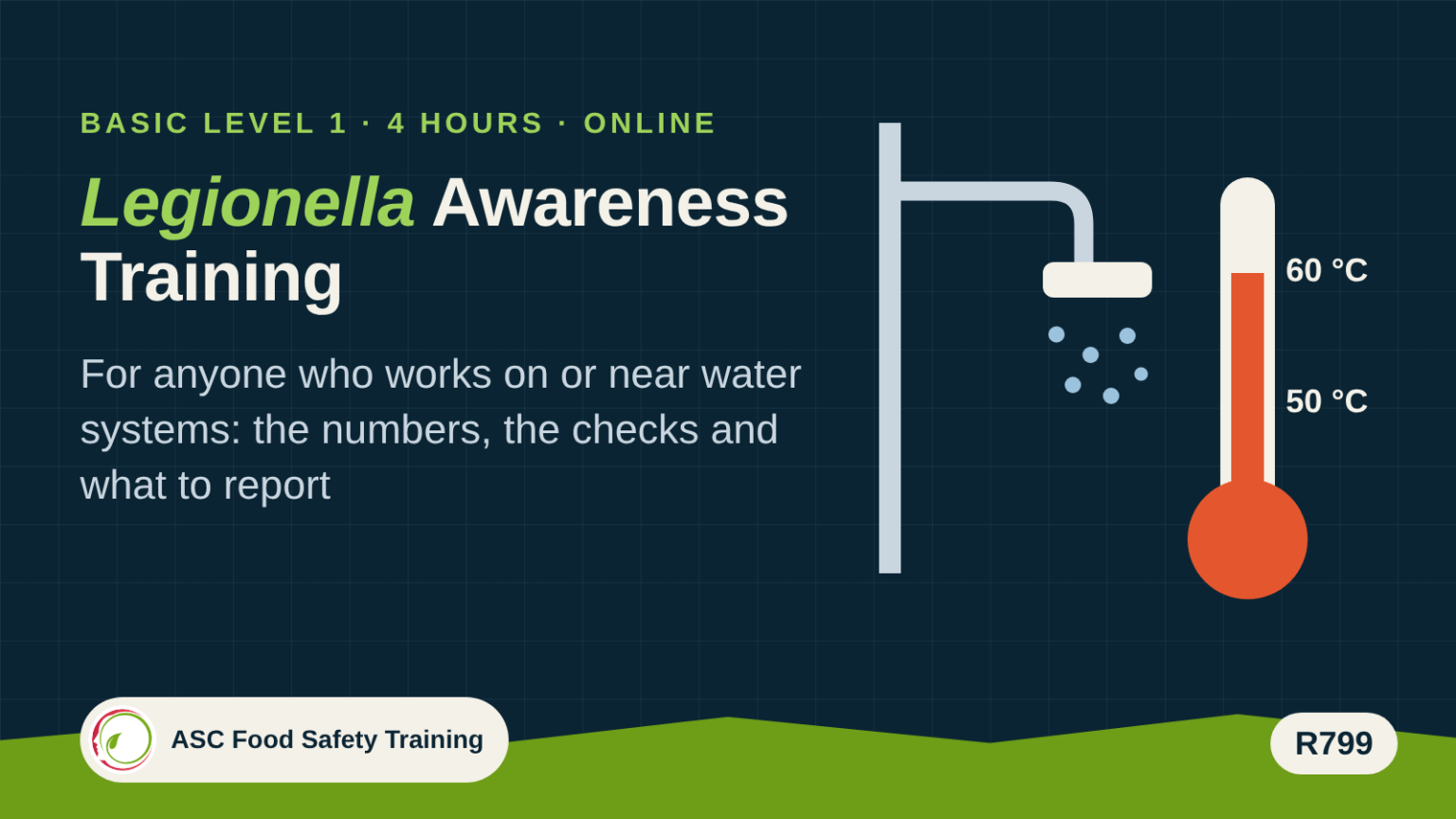 Legionella Training South Africa: Online Courses from R799