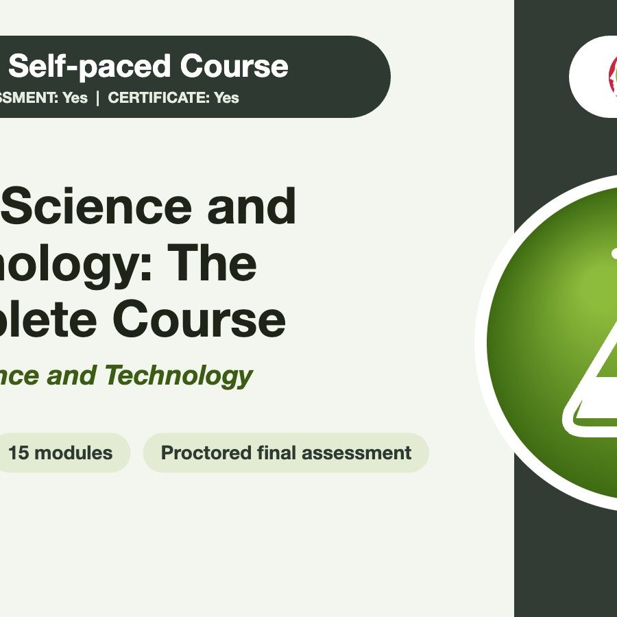 Food Science and Technology: The Complete Course online course cover Food Science and Technology: The Complete Course online course cover