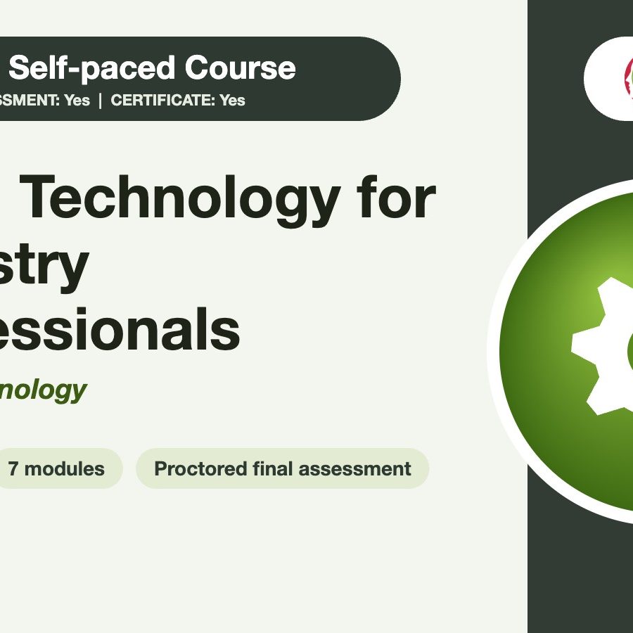 Food Technology for Industry Professionals online course cover Food Technology for Industry Professionals online course cover