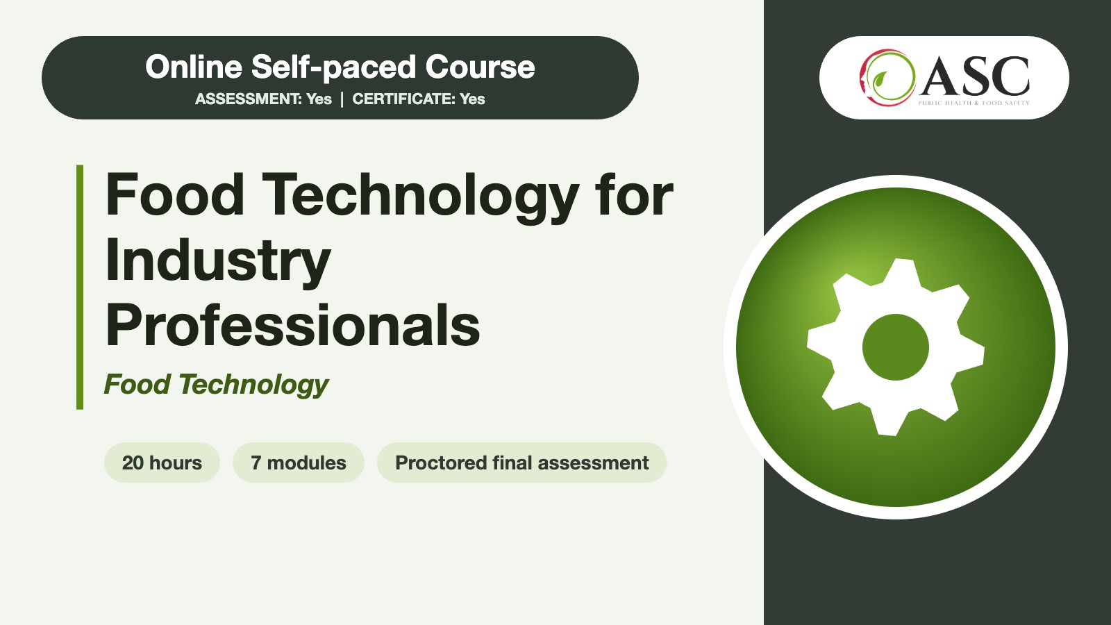 Food Technology for Industry Professionals