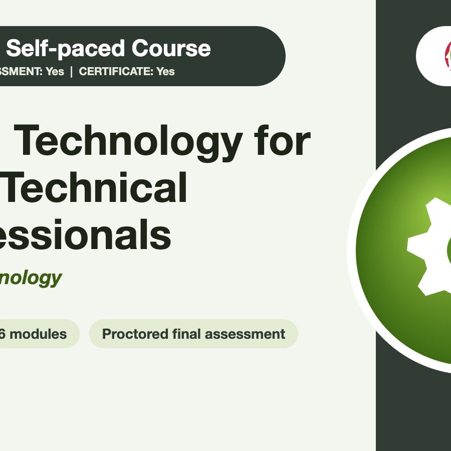 Food Technology for Non-Technical Professionals online course cover Food Technology for Non-Technical Professionals online course cover