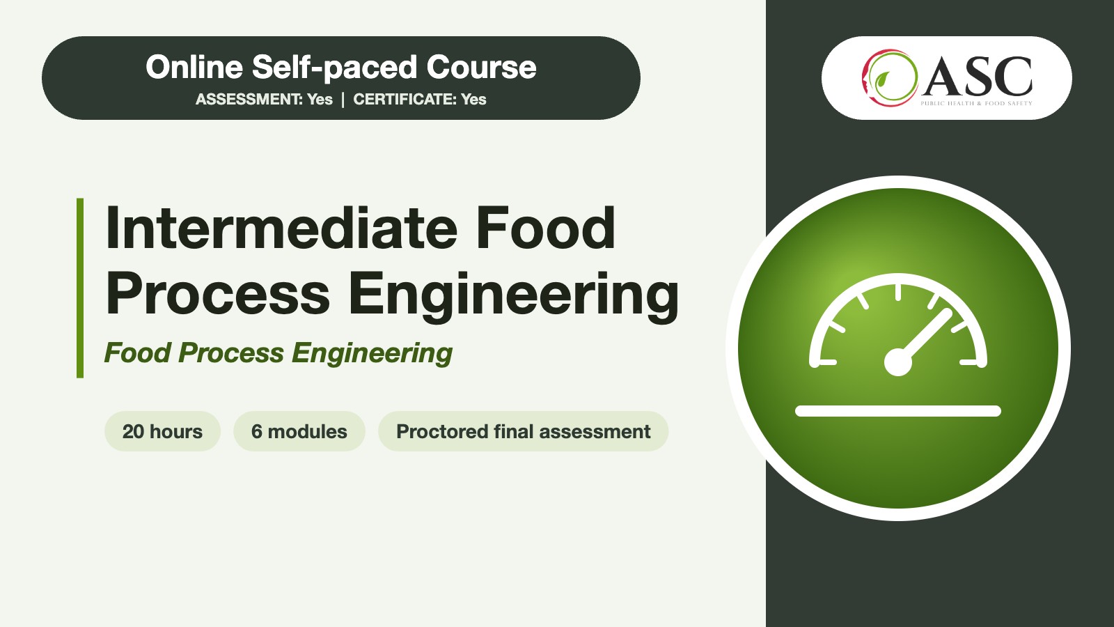 Intermediate Food Process Engineering
