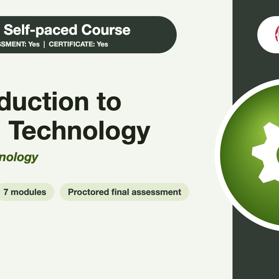 Introduction to Food Technology online course cover Introduction to Food Technology online course cover